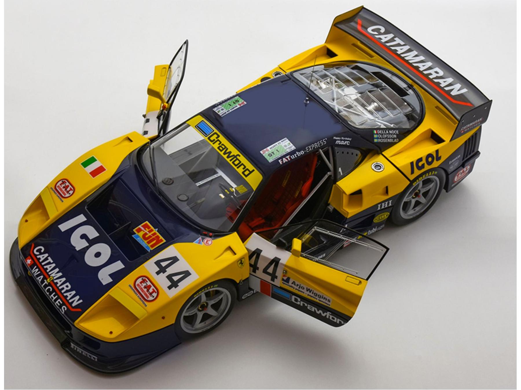 Model Factory Hiro K864: Car scale model kit 1/12 scale - Ferrari
